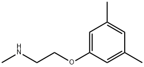 2-(3,5-二甲基苯氧基)乙基](甲基)胺 结构式