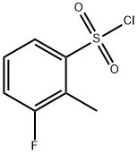3-氟-2-甲基苯磺酰氯 结构式