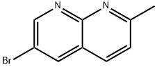 1,8-Naphthyridine,  6-bromo-2-methyl- 结构式