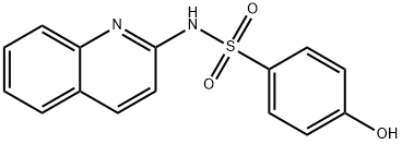 N-(2-Quinolyl)-1-phenol-4-sulfonamide 结构式
