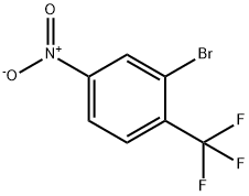 2-溴-4-硝基-1-(三氟甲基)苯 结构式