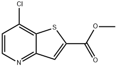 methyl 7-chlorothieno[3,2-b]pyridine-2-carboxylate 结构式