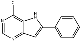 4-氯-6-苯基-5H-吡咯并[3,2-D]嘧啶 结构式