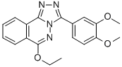 1,2,4-Triazolo(3,4-a)phthalazine, 3-(3,4-dimethoxyphenyl)-6-ethoxy- 结构式