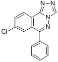 1,2,4-Triazolo(3,4-a)phthalazine, 8-chloro-6-phenyl- 结构式