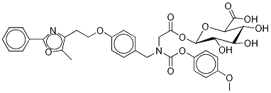 Muraglitazar Acyl--D-glucuronide 结构式