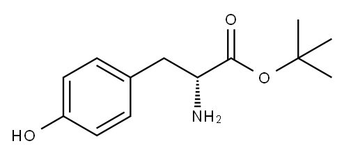 D-酪氨酸叔丁酯 结构式
