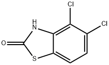 4,5-二氯-2(3H)-苯并噻唑酮 结构式