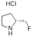 (S)-2-(氟甲基)吡咯盐酸盐 结构式