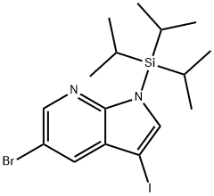 5-Bromo-3-iodo-1-(triisopropylsilyl)-1H-pyrrolo[2,3-b]pyridine