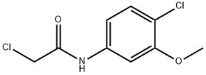 2-CHLORO-N-(4-CHLORO-3-METHOXYPHENYL)ACETAMIDE 结构式