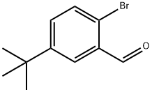 2-溴-5-(叔丁基)苯甲醛 结构式