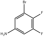 3-溴-4,5-二氟苯胺 结构式
