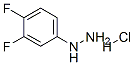3,4-二氟苯肼盐酸盐 结构式