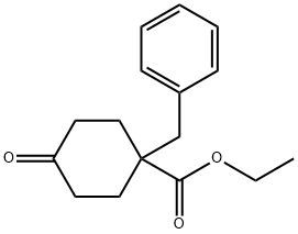 1-苄基-4-氧代环己烷甲酸乙酯 结构式