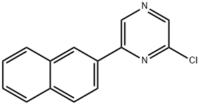 2-氯-6-(萘-2-基)吡嗪 结构式