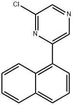 2-氯-6-(萘-1-基)吡嗪 结构式