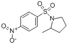 2-METHYL-1-[(4-NITROPHENYL)SULFONYL]PYRROLIDINE 结构式