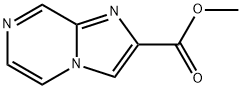 咪唑并[1,2-A]吡嗪-2-羧酸甲酯 结构式