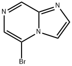 5-溴咪唑并吡嗪 结构式