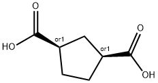 顺式-1,3-环戊烷二甲酸 结构式