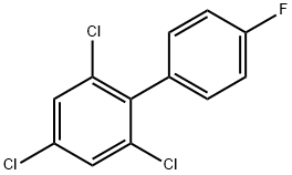 4'-FLUORO-2,4,6-TRICHLOROBIPHENYL 结构式