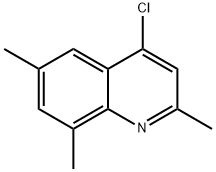 4-氯-2,6,8-三甲基喹啉 结构式