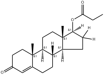 Testosterone-d3 Propionate 结构式