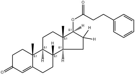 睾酮-[D3]苯丙酸酯(溶液)[干冰运输] 结构式