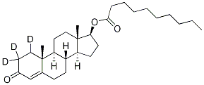 Testosterone-d3 Decanoate 结构式