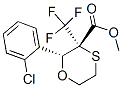 (2R,3S)-METHYL 2-(2-CHLOROPHENYL)-3-(TRIFLUOROMETHYL)-1,4-OXATHIANE-3-CARBOXYLATE 结构式