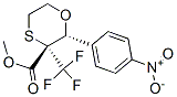 (2R,3S)-METHYL 2-(4-NITROPHENYL)-3-(TRIFLUOROMETHYL)-1,4-OXATHIANE-3-CARBOXYLATE 结构式
