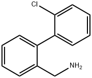 2'-氯联苯基-2-甲胺 结构式