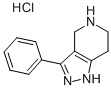 3-phenyl-4,5,6,7-tetrahydro-1H-pyrazolo[4,3-c]pyridine hydrochloride 结构式