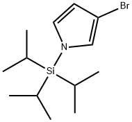 3-溴-1-(三异丙基硅基)吡咯 结构式