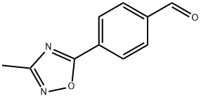 4-(3-METHYL-1,2,4-OXADIAZOL-5-YL)BENZALDEHYDE 结构式