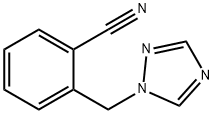 2-(1H-1,2,4-Triazol-1-ylmethyl)benzonitrile 结构式