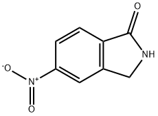 5-硝基异吲哚啉-1-酮 结构式