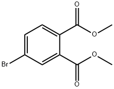 4-溴邻苯二甲酸二甲酯 结构式
