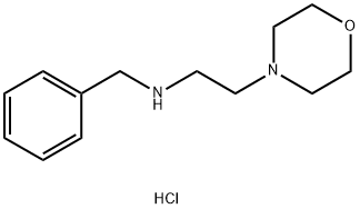 N-苄基-2-吗啉乙烷-1-胺二盐酸盐 结构式