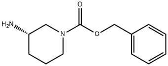 (S)-1-苄氧羰基-3-氨基哌啶 结构式
