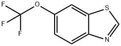 6-三氟甲氧基苯并噻唑 结构式
