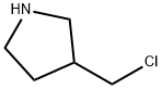 3-(氯甲基)吡咯烷 结构式