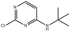 2-氯-N-(1,1-二甲基乙基)-4-氨基嘧啶 结构式