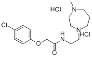 2-(4-Chlorophenoxy)-N-(2-(hexahydro-4-methyl-1H-1,4-diazepin-1-yl)ethy l)acetamide 2HCl 结构式