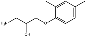 1-氨基-3-(2,4-二甲基-苯氧基)-丙-2-醇 结构式