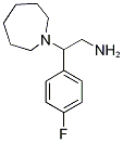 2-(氮杂环庚烷-1-基)-2-(4-氟苯基)乙烷-1-胺 结构式