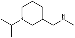 (1-异丙基-哌啶-3-基甲基)-甲基-胺 结构式