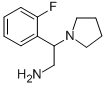 2-(2-氟苯)-2-吡咯烷-1-基乙胺 结构式