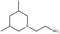 2-(3,5-二甲基-哌啶-1-基)-乙胺 结构式